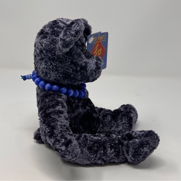 NWT Fiesta Foo Blue Peace Bear With Turquoise Power Bead Bracelet - Picture 5 of 7